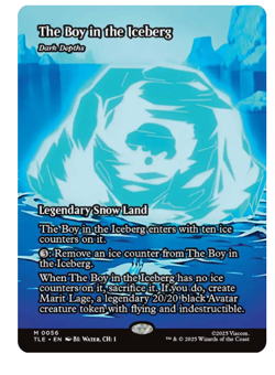 Dark Depths - The Boy in the Iceberg - Borderless Avatar MTG - Image 1