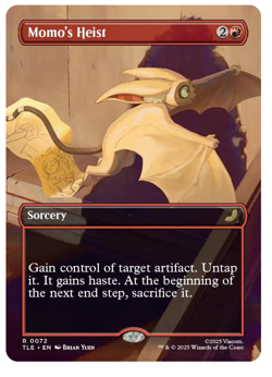Momo's Heist - Borderless Avatar MTG - Image 1