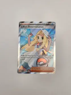 Lillie's Determination Full Art 169/132 Pokemon Mega Evolution Pack Fresh - Image 1