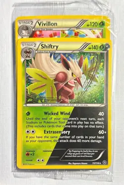 Shiftry 11/114 Vivillon 15/162 ~ Pokemon Dual Promo ~ Sealed Holo Cosmos - Image 1