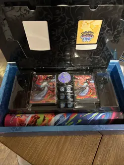 Pokemon Phantasmal Flames UPC Box, Mat, Sleeves, Deck Box, Coin NO Packs & Promo - Image 1