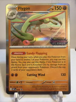 2025 Pokemon Flygon Phantasmal Flames Prerelease Staff Promo 016 - Image 1