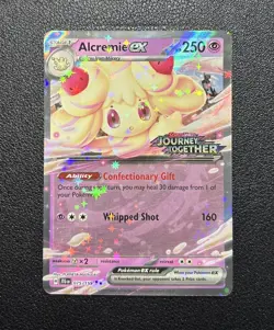 Alcremie Ex 075/159 Journey Together Stamped Promo of Pokemon TCG Collection Box - Image 1