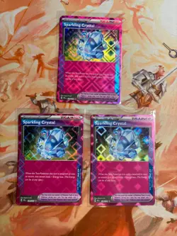 x1 Sparkling Crystal 129/131 Ace Spec Prismatic Evolutions Pokemon (English) - Image 1