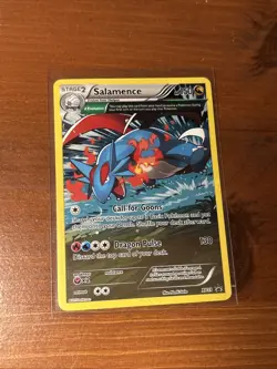 Salamence XY59 Pokemon TCG: XY Black Star Promo - Cosmo - Full Art - Rare Holo - Image 1