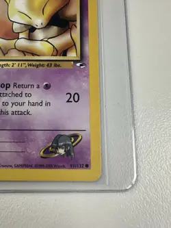 Sabrina’s Abra 1st edition Gym Heroes 91/132 WOTC vintage Pokemon - Image 5