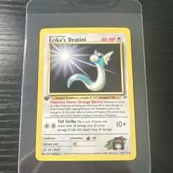 Erika’s Dratini 1st Edition Gym Heroes 42/132 WOTC Vintage Pokemon - Image 1