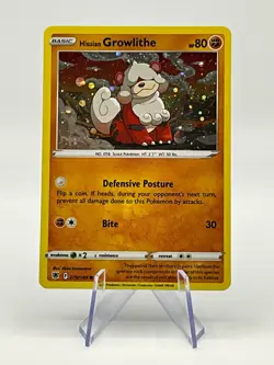 2022 Pokemon TCG Hisuian Growlithe 070/189 Astral Radiance Cosmos Holo Promo - Image 1