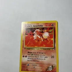 Blaine's Growlithe - 62/132 Gym Heroes Unlimited Common Pokemon - NM+ - Image 2