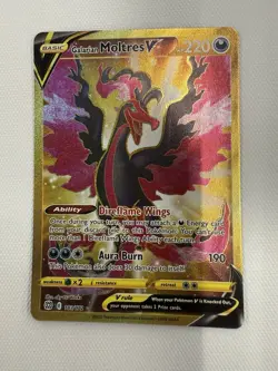 Pokemon TCG Moltres V Brilliant Stars Alt Art 183/172 - Image 1