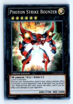 Yu-Gi-Uh Photon Strike Bounzer #CT09-EN022 2012 Collectors Tin tcg LP - Image 1