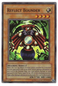 YUGIOH - REFLECT BOUNDER - DARK REVELATION 1 - SUPER RARE - NEAR MINT DR1-EN174 - Image 1