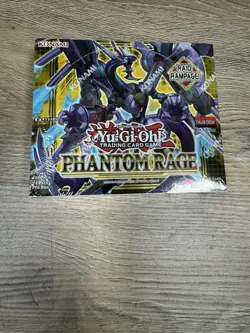 Yu-Gi-Oh! Phantom Rage Booster Box 1st Edition Factory Sealed (24 Packs) - Image 1