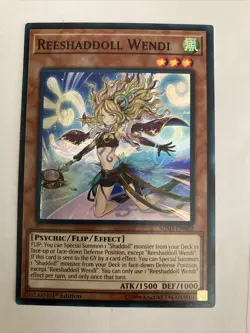 Yu-Gi-Oh! TCG Reeshaddoll Wendi Structure Deck: Shaddoll Showdown SDSH-EN002 1st - Image 1