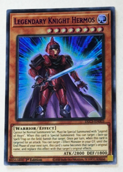 Legendary Knight Hermos 1st Edition Blue Ultra DLCS-EN003 Yu-Gi-Oh! - Image 1