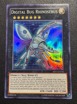 YuGiOh Digital Bug Rhinosebus SHVI-EN056 Super Rare 1st Edition - Image 1
