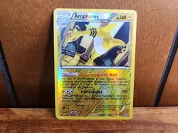 Ampharos 40/124 Reverse Holo Rare Dragons Exalted Pokemon Card - Image 1