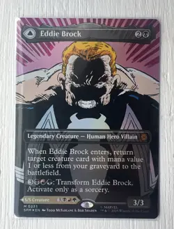 Eddie Brock / Venom, Lethal Protector Foil Showcase Marvel's Spider-Man NM MTG - Image 1