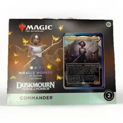 Magic The Gathering MTG Duskmourn House of Horror Miracle Worker Commander Deck - Image 1