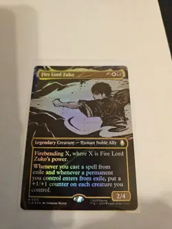Fire Lord Zuko Borderless FOIL 0315 MTG Avatar: TLA Nm/M *ON HAND* - Image 1