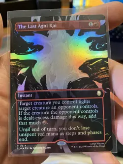 The Last Agni Kai (Borderless Foil) Rare MTG Avatar - Image 1