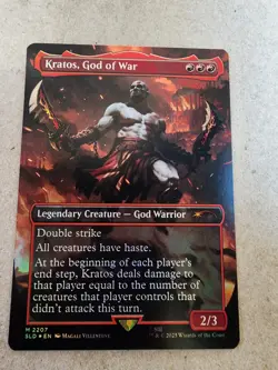 Kratos, God of War - Foil - Secret Lair Drop - Mtg - Image 1