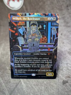 MTG, Wilhelt, the Rotcleaver 2285, Borderless SLD-Trick or Treat Foil, NM Mythic - Image 1
