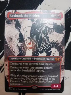 1x Urabrask the Hidden MTG March of the Machine Multiverse Legends NM Showcase - Image 1