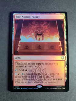 Fire Nation Palace (Foil) Rare MTG Avatar - Image 1