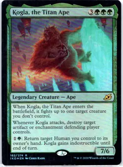 #162 Kogla, the Titan Ape Ikoria: Lair of Behemoths Rare Foil - Image 1