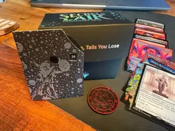 MTG Heads I Win, Tails You Lose EDH Deck Unsealed, Sleeved w/ Box and Coin - Image 3