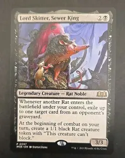 Lord Skitter, Sewer King Wilds of Eldraine MTG Regular Lightly Played - Image 1
