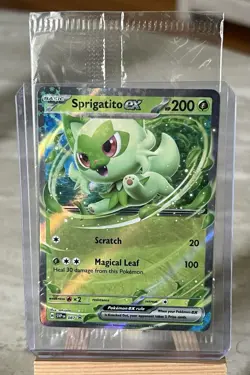 Pokemon TCG FACTORY SEALED Paldea Adventure Sprigatito, Maushold, Pawmot Promo - Image 2