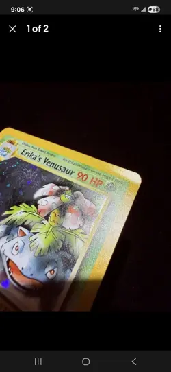 Pokemon Erika's Venusaur-Gym Challenge Holo Rare 1st edition 4/132 LP - Image 3