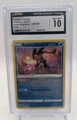 Radiant Greninja #046 Holo CGC 10 Gem Mint Pokemon TCG - Image 1