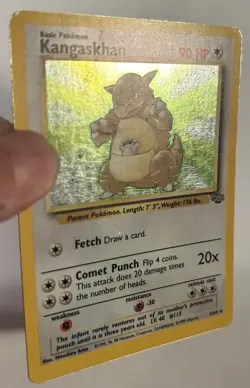 Kangaskhan Jungle Holo Rare 5/64 Pokemon Card TCG WOTC - MP Moderately Played - Image 2