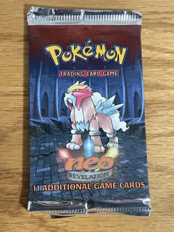 Pokemon; Neo Revelation, Booster Pack - Entei Art - Factory Sealed - English - Image 2