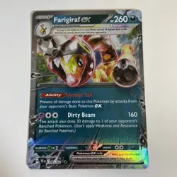 Pokemon TCG S&V Temporal Forces - Farigiraf Ex 108/162 Holo Foil EN - Pack Fresh - Image 1