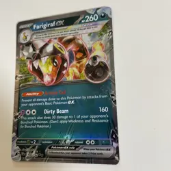 Pokemon TCG S&V Temporal Forces - Farigiraf Ex 108/162 Holo Foil EN - Pack Fresh - Image 2