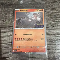 Pokemon Phantasmal Flames Reshiram 017/094 Barnes & Noble Promo Sealed - Image 1