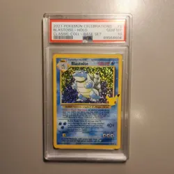 2021 Pokemon Celebrations Blastoise PSA 10 Classic Collection #2 - Image 1