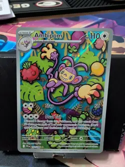 Pokemon TCG Phantasmal Flames Ambipom 107/094 IR NM/M Freebies! - Image 1