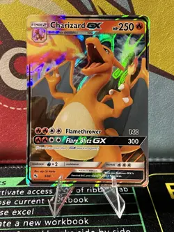 Pokemon TCG - 2019 Charizard GX 9/68 - Hidden Fates - Ultra Rare Holo - Mint - Image 1