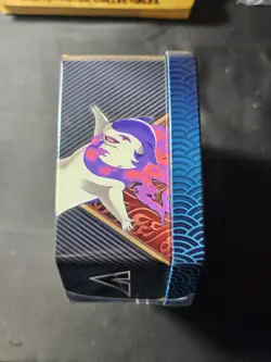 Pokemon TCG Sword & Shield Hisuian Samurott V Divergent Powers Tin - Sealed - Image 4