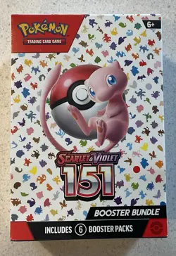 Pokemon TCG Scarlet and Violet 151 Booster Box, Factory Sealed English 6 Packs. - Image 1