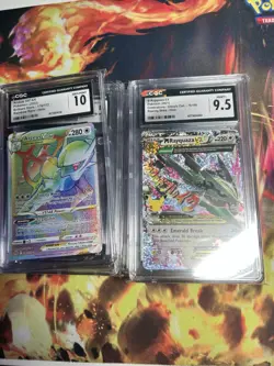 10 Card Graded lot. CGC GEM MINT 10 LOT Pokemon zekrom arceus rayquaza - Image 1
