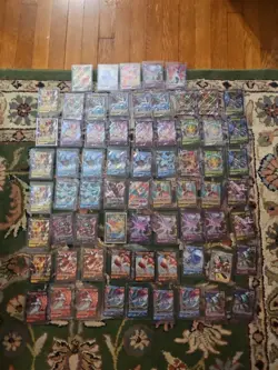 Lot Of 68 Pokemon Evolving Skies Cards. Binder Kept NM. - Image 1