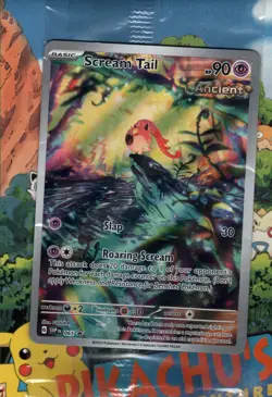 Pokemon TCG Scream Tail - SVP065 Black Star Promo Holo NM/M Sealed - Image 1