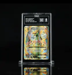 TAG 8 Mega Charizard EX Full Art 2016 Pokemon XY Evolutions #101/108 - Image 1