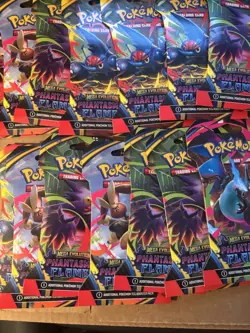 Pokemon TCG Phantasmal Flames Sleeved Booster Pack LOT X 14 New Sealed + Promo - Image 2